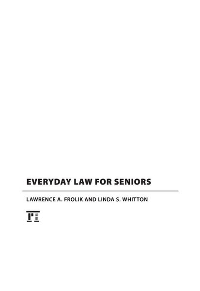 Produktbild: Everyday Law for Seniors