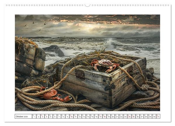Produktbild: Strandgut (Wandkalender 2026 DIN A2 quer), CALVENDO Monatskalender