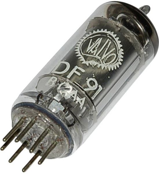 Produktbild: BTB Vertrieb DF 91 = 1 T 4 Elektronenr&ouml;hre Pentode 45 V 1.7 mA Polzahl: 7 Sockel: Miniatur Inhalt 1 St.