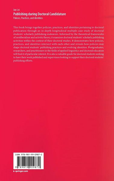 Produktbild: Publishing during Doctoral Candidature