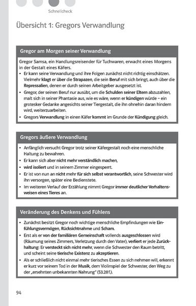 Produktbild: Lekt&uuml;rehilfen Franz Kafka, 'Die Verwandlung'. Interpretationshilfe f&uuml;r Oberstufe und Abitur