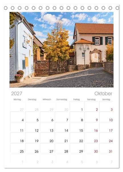 Produktbild: Tischplaner 2027 - Gelnhausen Meerholz und Hailer (A5 Tischkalender zum Aufstellen) CALVENDO