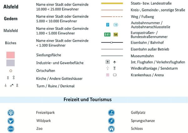 Produktbild: Land Hessen auf einen Blick!