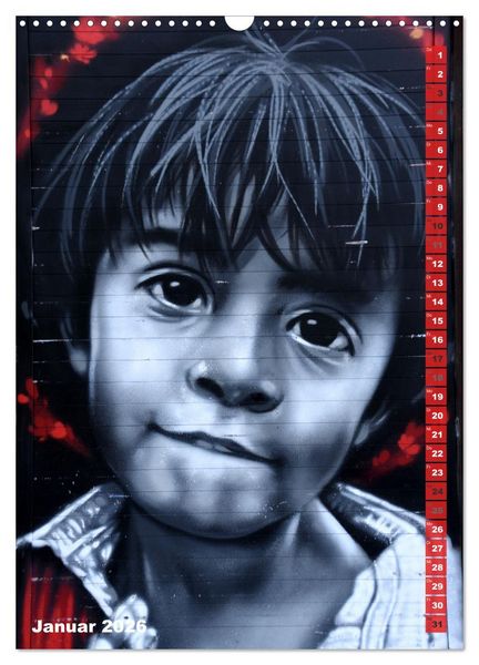 Produktbild: London - Hotspot der Street Art (Wandkalender 2026 DIN A3 hoch), CALVENDO Monatskalender