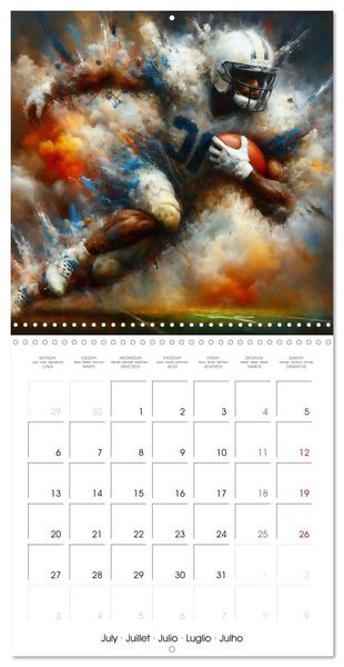 Produktbild: POPULAR USA SPORTS (Wall Calendar 2026 12 &times; 12 Inch) CALVENDO 12 Month Wall Calendar