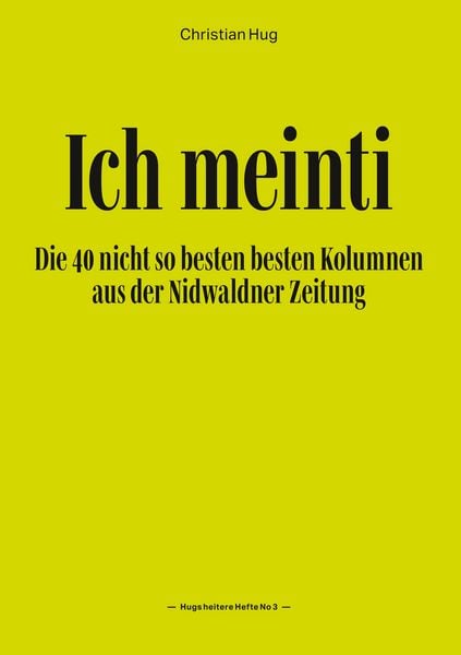 Produktbild: Ich meinti III
