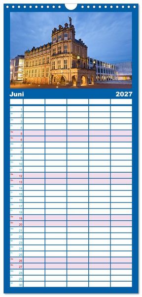 Produktbild: Familienplaner 2027 - ARNHEM mit 5 Spalten (Wandkalender, 21 x 45 cm) CALVENDO
