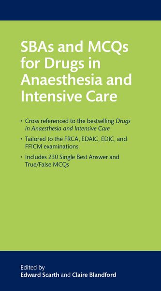 Produktbild: SBAs and MCQs for Drugs in Anaesthesia and Intensive Care