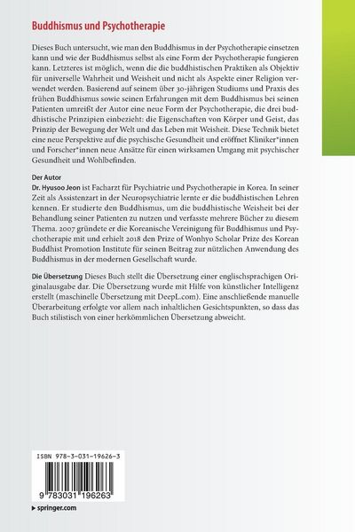 Produktbild: Buddhismus und Psychotherapie
