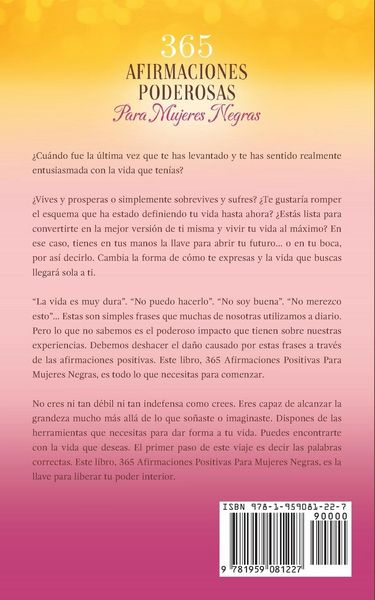 Produktbild: 365 Afirmaciones Poderosas Para Mujeres Negras
