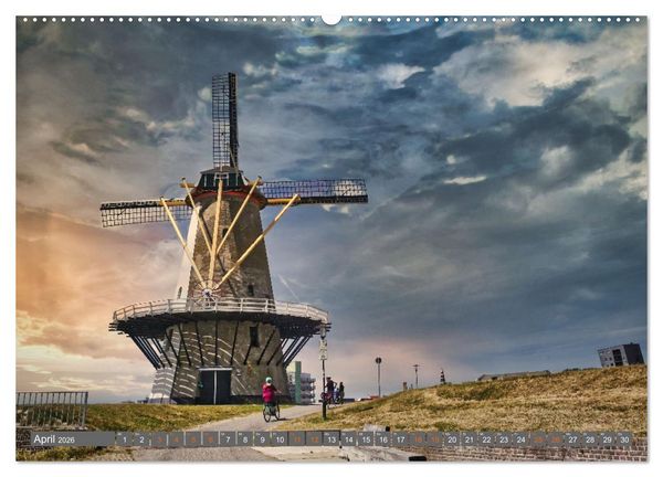 Produktbild: Zeeland - Urlaubstr&auml;ume zwischen Breskens und Domburg (hochwertiger Premium Wandkalender 2026 DIN A2 quer), Kunstdruck in Hochglanz