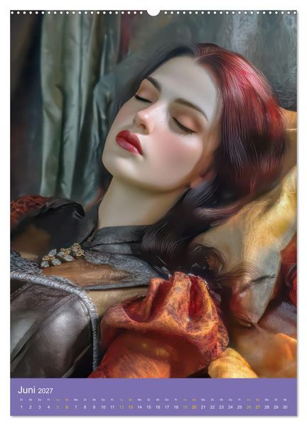 Produktbild: Sinnliche Vampirfrauen - Gef&auml;hrlich verf&uuml;hrerisch (hochwertiger Premium Wandkalender 2027 DIN A2 hoch), Kunstdruck in Hochglanz