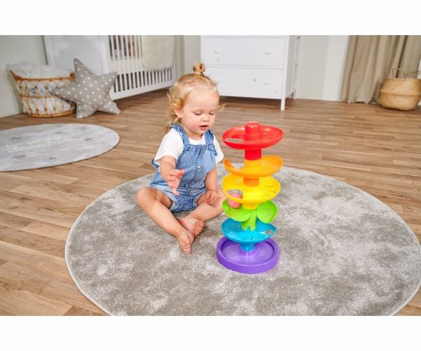 Produktbild: Simba 104010053 - ABC Regenbogen Kugelturm, Kugelbahn, H&ouml;he: 40 cm