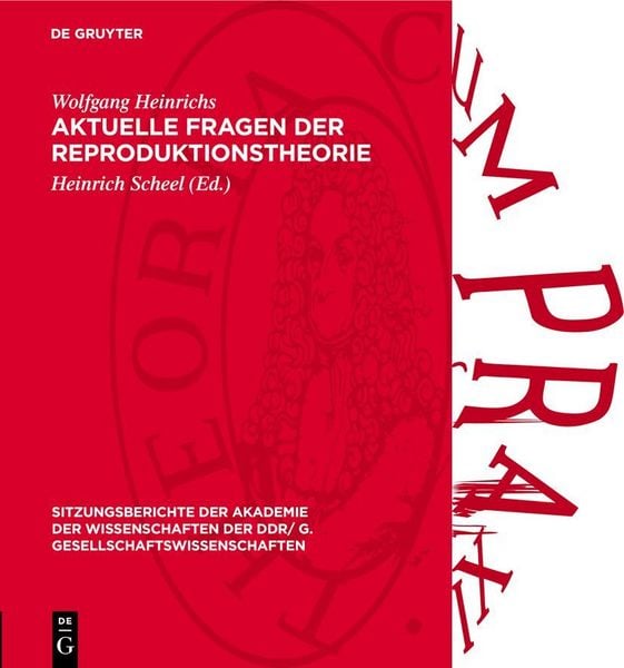 Produktbild: Aktuelle Fragen der Reproduktionstheorie