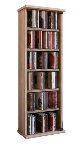 Holz CD DVD Stand Regal Schrank Vetro Glastür