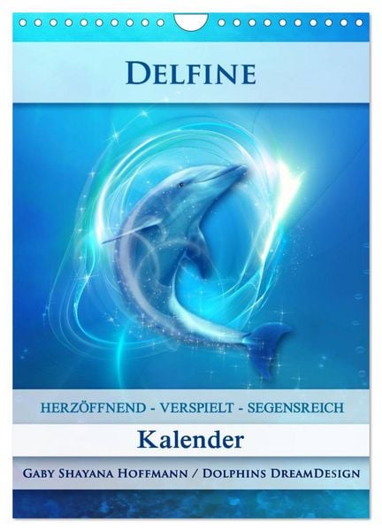 Produktbild: Delfine - Kalender (Wandkalender 2026 DIN A4 hoch), CALVENDO Monatskalender