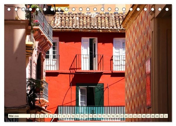 Produktbild: Idyllisches Andalusien (Tischkalender 2026 DIN A5 quer), CALVENDO Monatskalender
