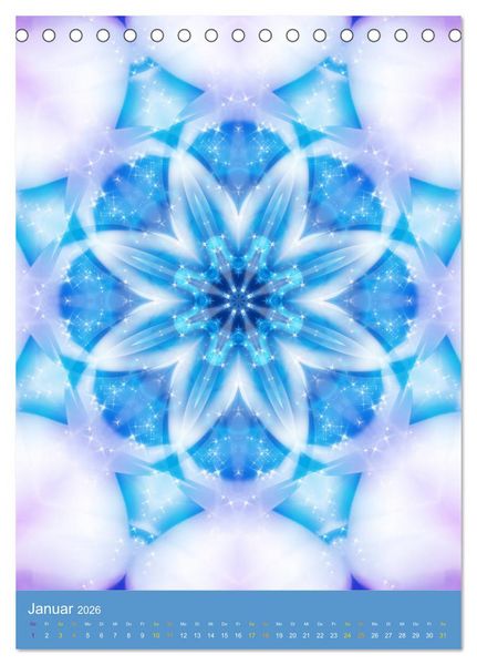 Produktbild: Lichtvolle Mandalas (Tischkalender 2026 DIN A5 hoch), CALVENDO Monatskalender