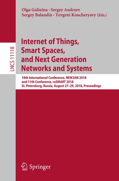 Produktbild: Internet of Things, Smart Spaces, and Next Generation Networks and Systems