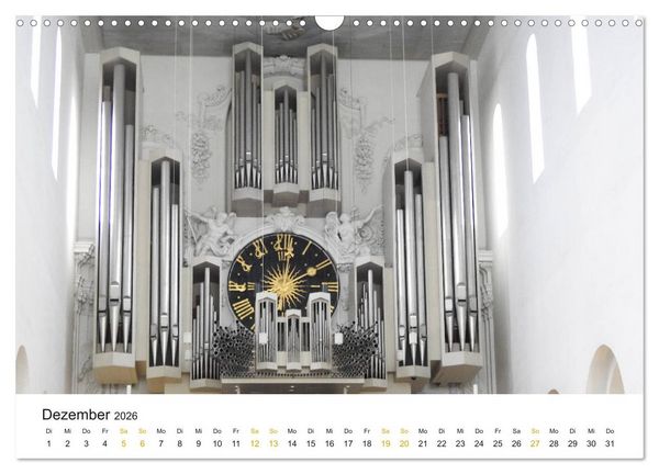 Produktbild: Fantastische Welt der Orgeln (Wandkalender 2026 DIN A3 quer), CALVENDO Monatskalender