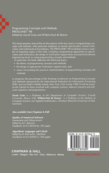 Produktbild: Programming Concepts and Methods PROCOMET &rsquo;98