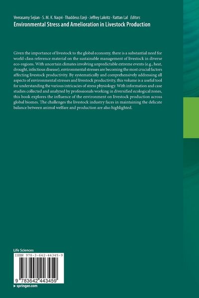 Produktbild: Environmental Stress and Amelioration in Livestock Production