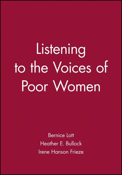 Produktbild: Listening to the Voices of Poor Women