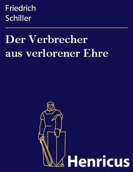 Produktbild: Der Verbrecher aus verlorener Ehre