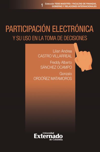 Produktbild: Participaci&oacute;n Electr&oacute;nica Y Su Uso En La Toma De Decisiones