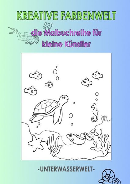 Produktbild: Kreative Farbenwelt - die Malbuchreihe f&uuml;r kleine K&uuml;nstler