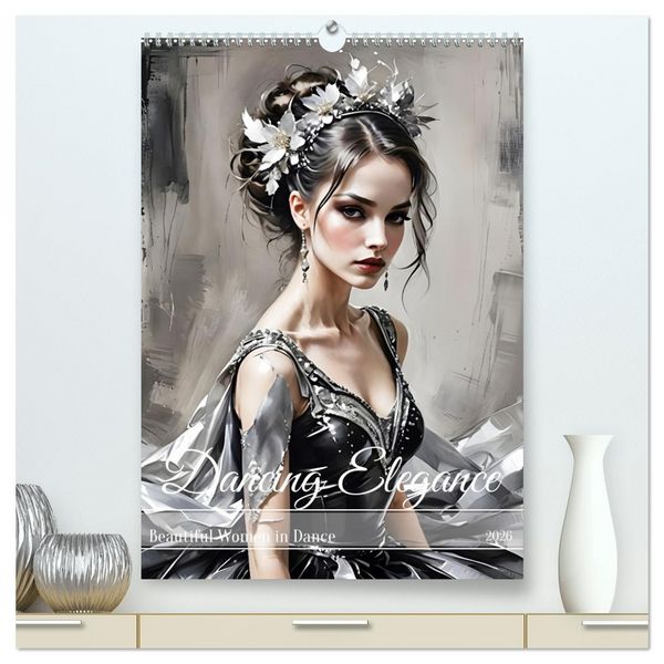 Produktbild: Dancing Elegance (High Quality Premium Wall Calendar 2026 DIN A2 portrait),CALVENDO 12 Month Wall Calendar