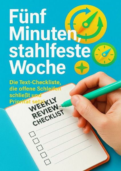 Produktbild: F&uuml;nf Minuten, stahlfeste Woche
