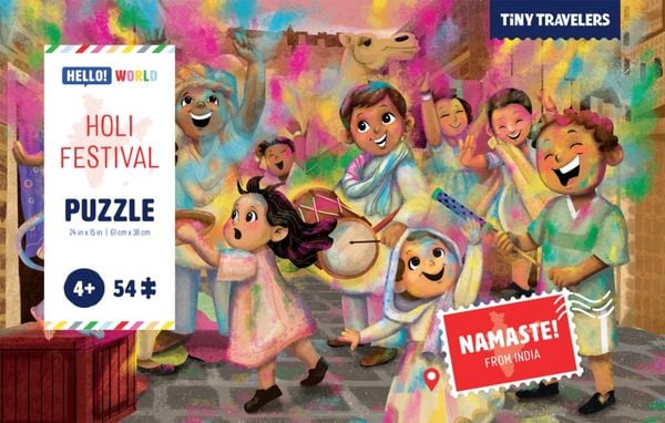 Produktbild: Tiny Travelers Puzzle: Holi Festival