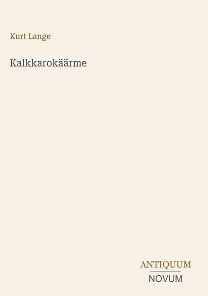 Produktbild: Kalkkarok&auml;&auml;rme