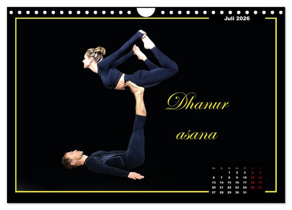 Produktbild: Yoga - Asana (Wandkalender 2026 DIN A4 quer), CALVENDO Monatskalender