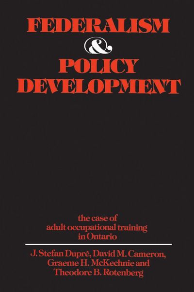 Produktbild: Federalism and Policy Development
