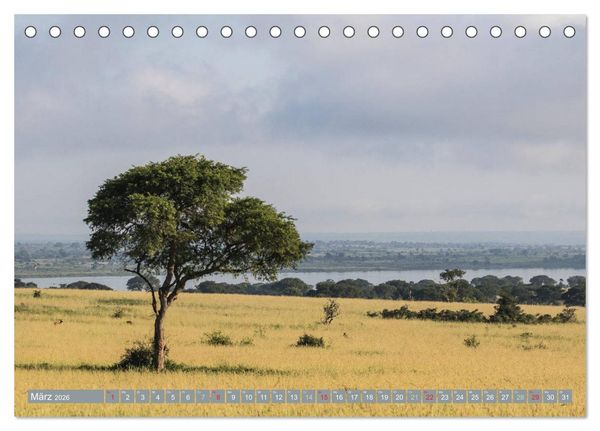 Produktbild: Geheimtipp Uganda (Tischkalender 2026 DIN A5 quer), CALVENDO Monatskalender