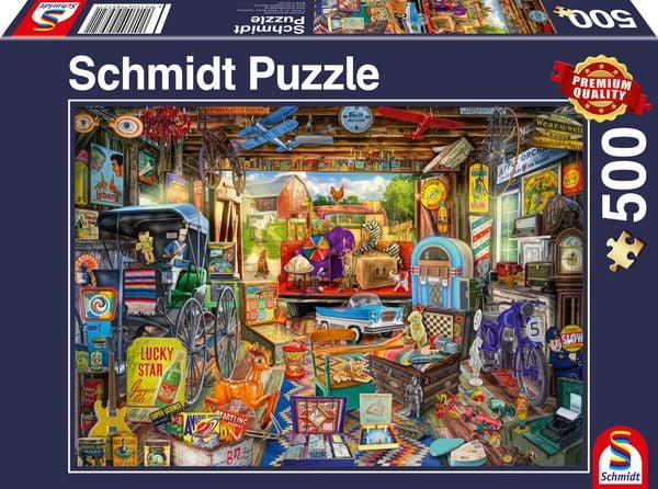 Produktbild: Garagen-Flohmarkt Puzzle 500 Teile