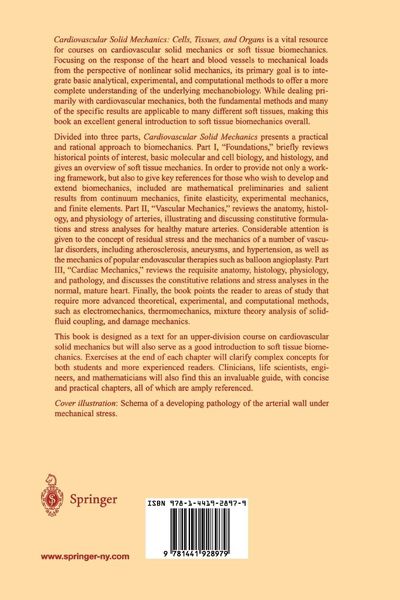 Produktbild: Cardiovascular Solid Mechanics