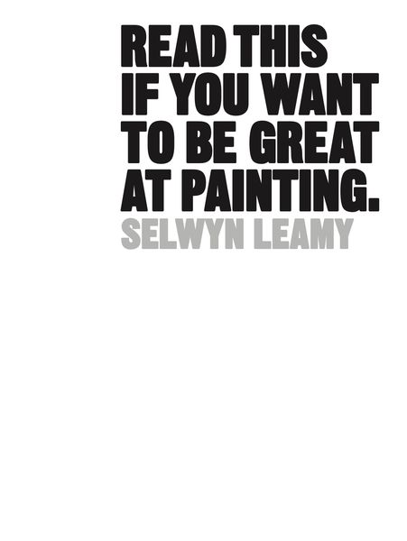 Produktbild: Read This if You Want to Be Great at Painting