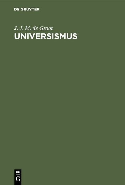 Produktbild: Universismus