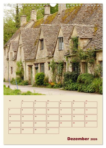 Produktbild: Die Cotswolds Englands gr&uuml;nes Herz (Wandkalender 2026 DIN A3 hoch), CALVENDO Monatskalender