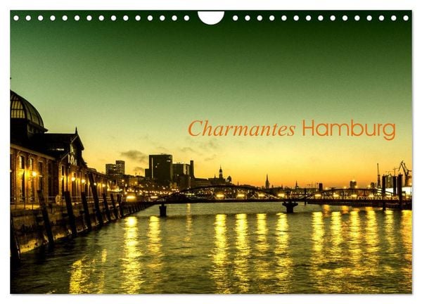 Charmantes Hamburg (Wandkalender 2026 DIN A4 quer), CALVENDO Monatskalender