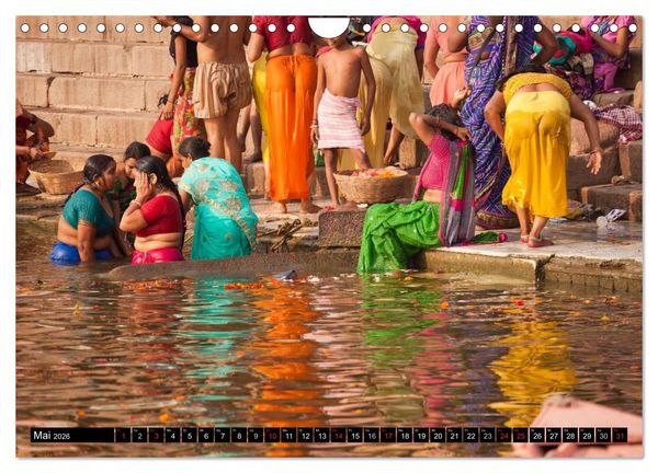 Produktbild: Farbenfrohes aus Indien (Wandkalender 2026 DIN A4 quer), CALVENDO Monatskalender