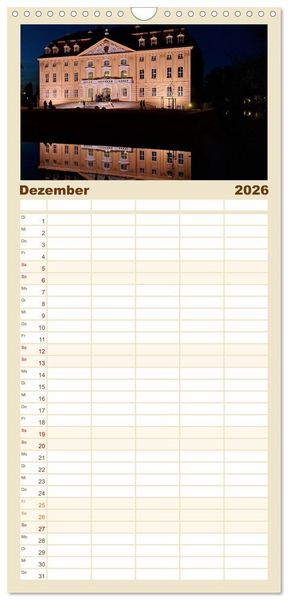 Produktbild: Familienplaner 2026 - Unterwegs in Wachau mit 5 Spalten (Wandkalender, 21 x 45 cm) CALVENDO