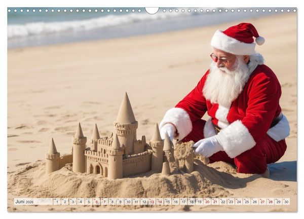 Produktbild: Durch das Jahr mit dem Weihnachtsmann (Wandkalender 2026 DIN A3 quer), CALVENDO Monatskalender