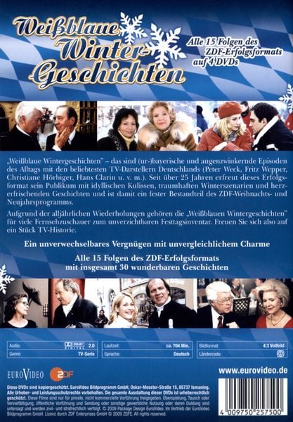 Produktbild: Wei&szlig;blaue Wintergeschichten [4 DVDs]