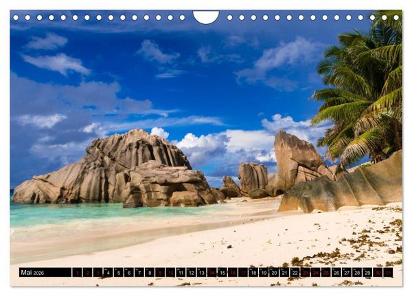 Produktbild: Trauminseln Seychellen (Wandkalender 2026 DIN A4 quer), CALVENDO Monatskalender