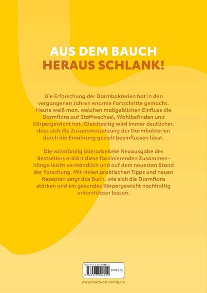 Produktbild: Schlank mit Darm - Die Darm-Di&auml;t - Aktualisierte Neuausgabe