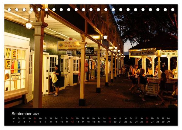 Produktbild: Hawaii - Oahu - Maui (Tischkalender 2027 DIN A5 quer), CALVENDO Monatskalender